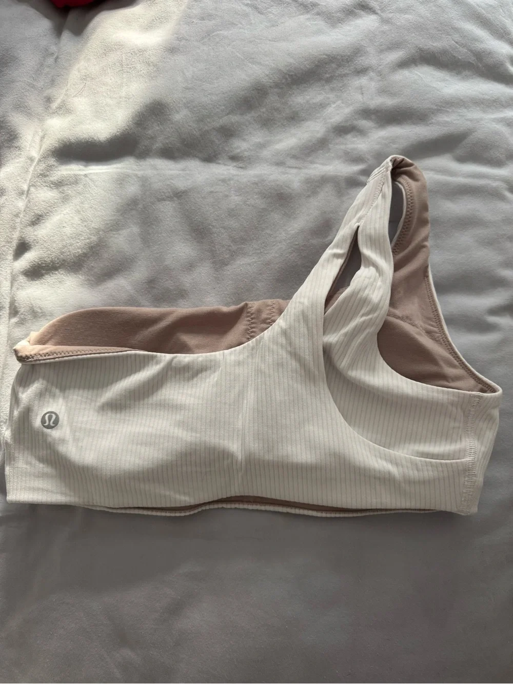 lululemon athletica Ribbed Asymmetrical Yoga Bra 10